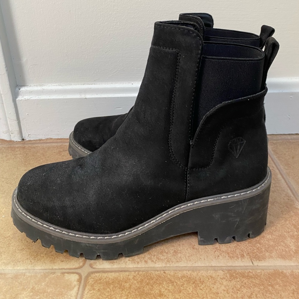 Rock and candy black boots